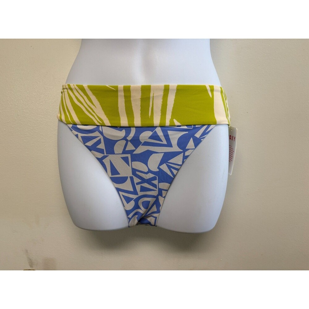 Women's Small Roxy Bikini bottoms Bali Banded High Leg Cheeky NWT